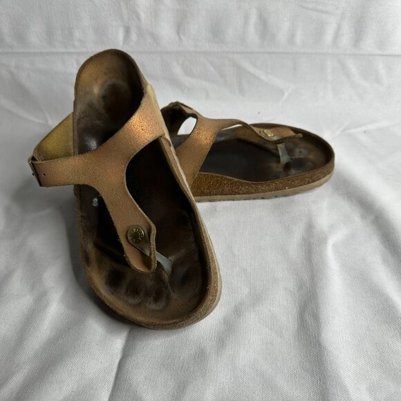 Birkenstock Gizah Leather Cork Sandals  - Size 41 - Picture 2 of 10